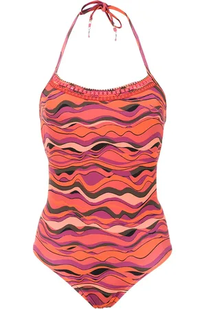 AMIR SLAMA Printed swimsuit