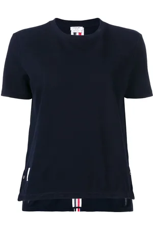 Thom Browne RWB stripe relaxed piqu?? T-shirt