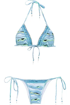 AMIR SLAMA Embroidered bikini