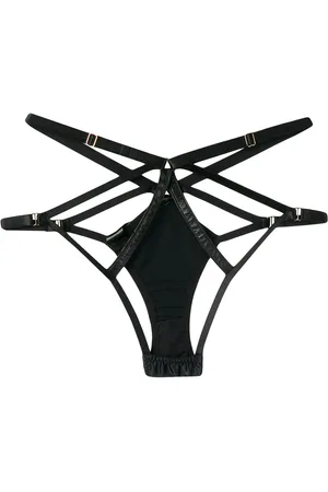 Something Wicked Jade satin open briefs