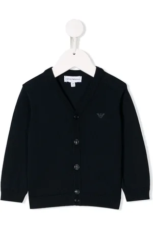 Emporio Armani Logo printed cardigan