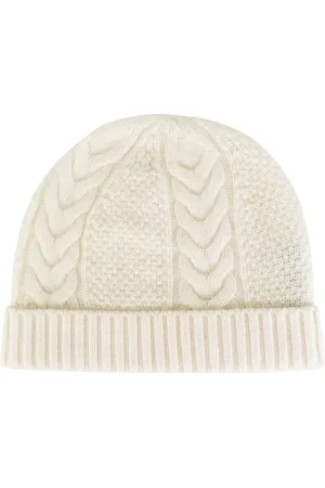 N.PEAL Cashmere cable knit beanie