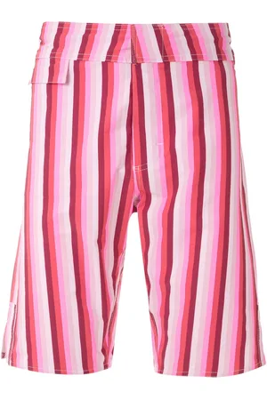 AMIR SLAMA Striped swim trunks