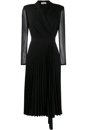 Sandro Long-sleeved V-neck dress