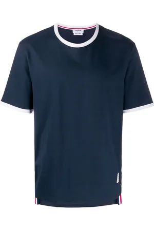 Thom Browne Contrast trim T-shirt