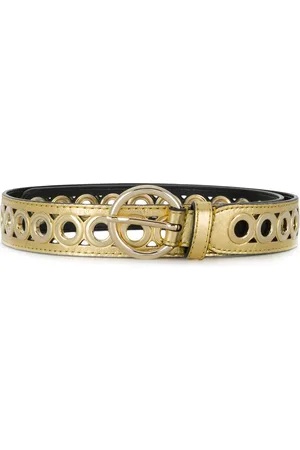Sandro Eyelet-embellished buckle belt