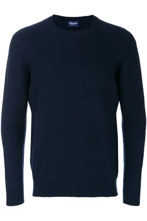 DRUMOHR Crew neck ribbed detail jumper