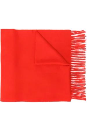 MACKINTOSH Embroidered cashmere scarf