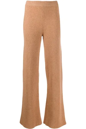 Cashmere In Love Ribbed flared Cortina trousers