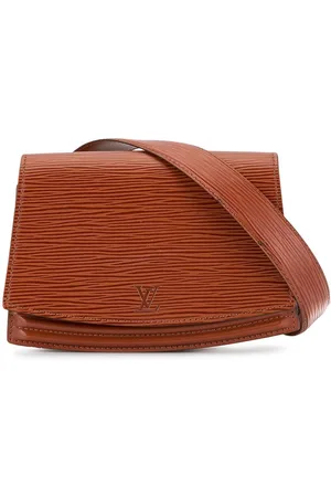 Pre-owned Louis Vuitton 1992 Tilsitt Belt Bag In Red