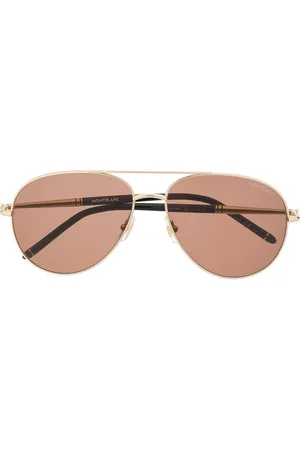 Montblanc Pilot-frame sunglasses