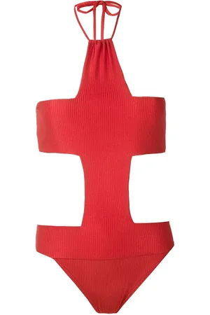 AMIR SLAMA Cruz cut out swimsuit