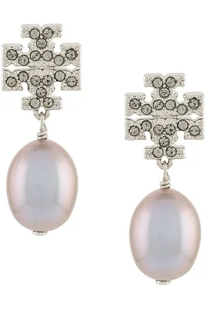 Tory Burch Kira pav?? pearl drop earrings