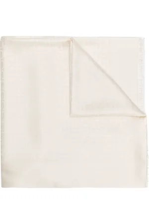 Salvatore Ferragamo Jacquard Gancini shawl