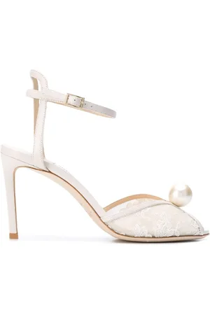 Jimmy Choo Sacora 85mm pearl-embellished sandals