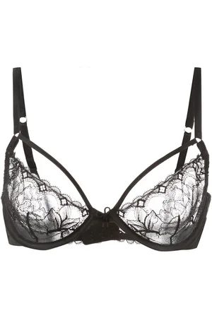 FLEUR DU MAL Gardenia lace demi bra