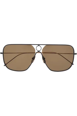 Thom Browne TB-711-B-T-BLK-SLV-52 Sunglasses | Shade Station