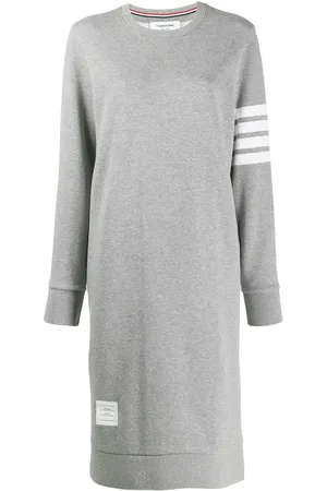 Thom Browne 4-Bar loopback sweatshirt dress