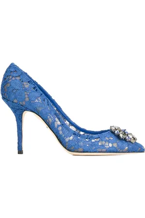 Dolce & Gabbana Rainbow Lace 90mm brooch-detail pumps