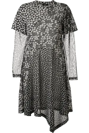 GOEN.J Floral print asymmetric dress