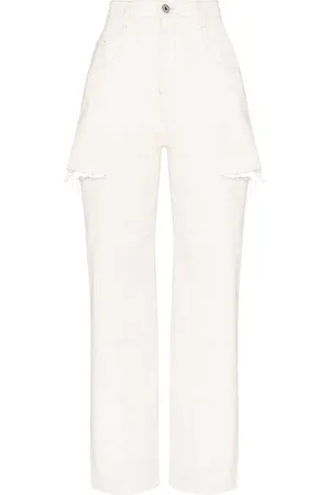 Maison Margiela Distressed straight-leg jeans