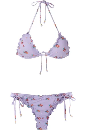 AMIR SLAMA Printed bikini set