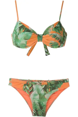 AMIR SLAMA Mata Atl??ntica print bikini set