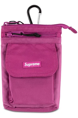 Supreme logo-patch Messenger Bag - Farfetch