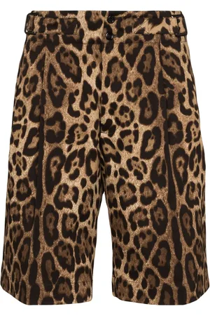 Dolce & Gabbana Leopard-print bermuda shorts