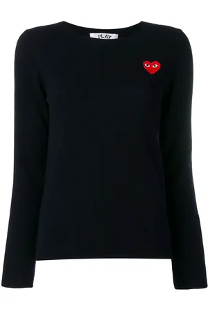 Comme des Garçons Heart patch jumper