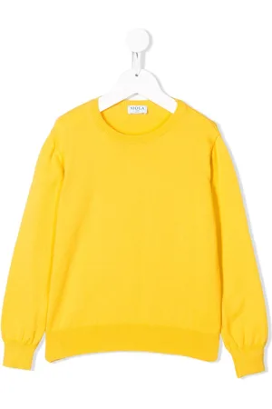 SIOLA Ribbed detail crew neck jumper