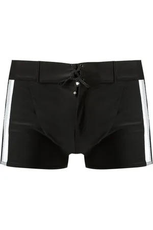 AMIR SLAMA Mesh panelled trunks