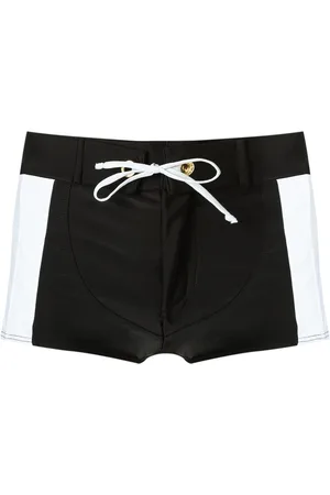 AMIR SLAMA Panelled drawstring trunks