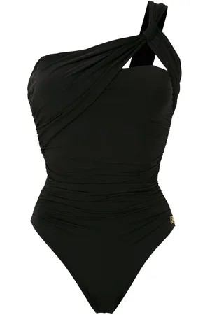 Brigitte Draped one-shoulder swimsuit
