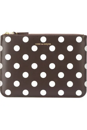 Comme des Garçons Polka dot print pouch wallet