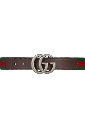 Gucci Men's GG Supreme Leather Belt