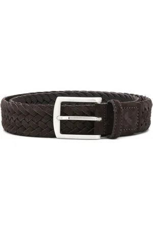 Scarosso Square buckle interwoven belt