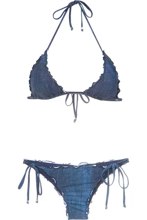 AMIR SLAMA Denim bikini set