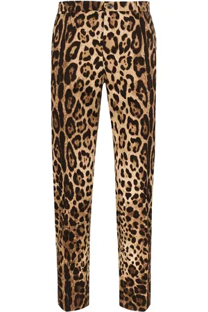 Dolce & Gabbana Leopard-print tailored trousers