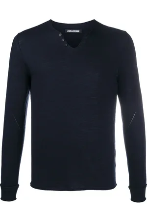 Zadig & Voltaire Monastir Henley-neck sweater