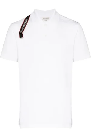 Alexander McQueen Graffiti-embroidered Polo Shirt