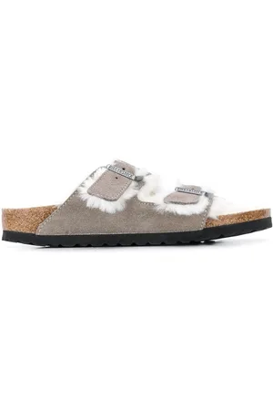 Birkenstock Arizona two-strap shearling sandals