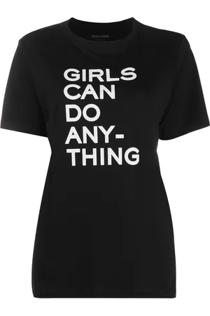 Zadig & Voltaire Slogan print round neck T-shirt