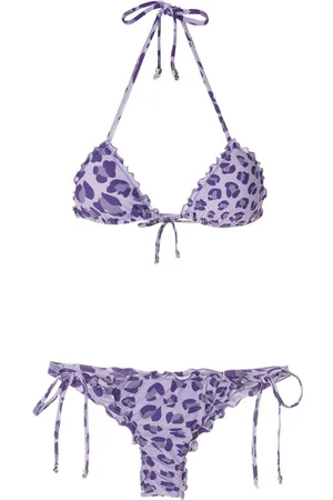 AMIR SLAMA Leopard-print two-piece bikini
