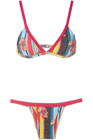 AMIR SLAMA Printed bikini set