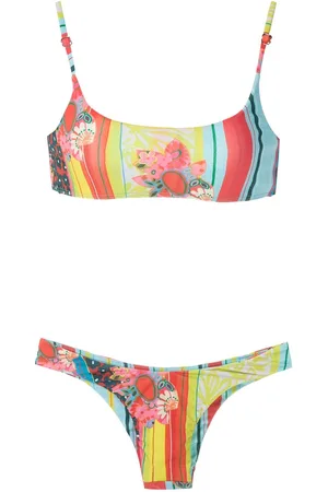 AMIR SLAMA Printed bikini set
