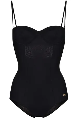Dolce & Gabbana Logo-tag balconette swimsuit