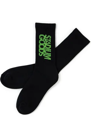 Stadium Goods Logo "Slime" crew socks