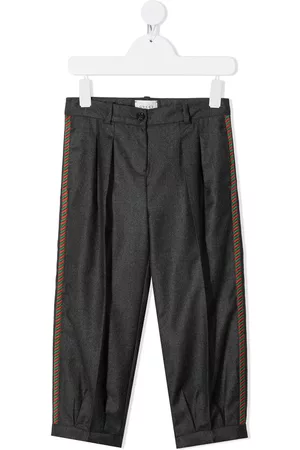 Gucci Embroidered side-panel trousers