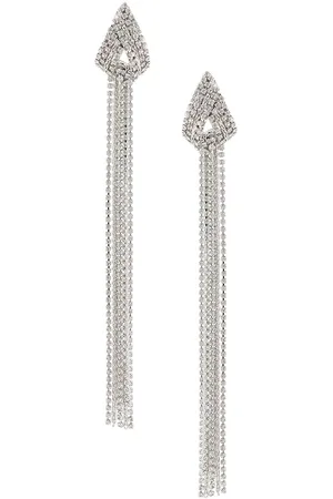 Philipp Plein Draped crystal earrings